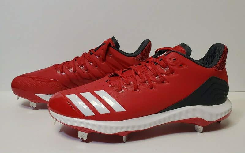 New Adidas Icon Bounce Men's Low Metal Baseball Cleats Size 11.5