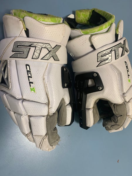 Used STX Cell Goalie Gloves 13"