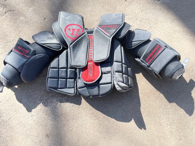 Used Medium Warrior  Ritual G4 Goalie Chest Protector
