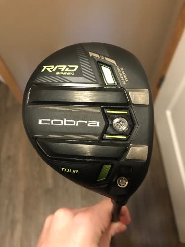 Cobra Right Handed Stiff Flex 5 Wood RadSpeed Tour Fairway Wood