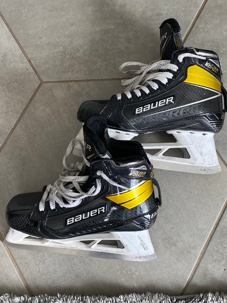 Used Bauer Regular Width Size 6.5 Ultrasonic Hockey Goalie Skates