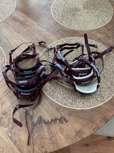 Riddell Football Helmet Hard Cup Chin Straps