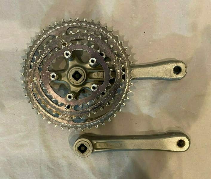 Vintage SR Suntour Sakae XCE 175mm 48/38/28 Mountian Bike