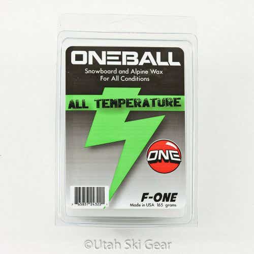OneBall All Temperature F-One Snowboard Wax - 165g