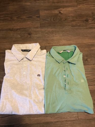 2 Travis Matthew Golf Polos Medium