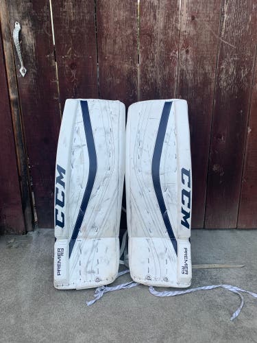 Used 33" CCM Premier R1.9 Goalie Leg Pads