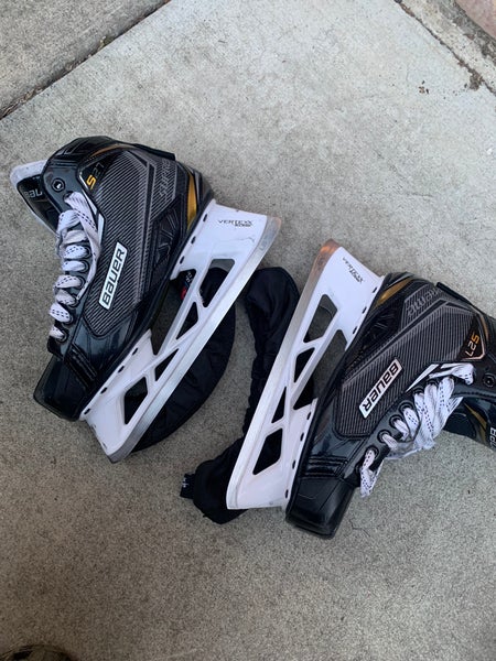 Used Bauer Regular Width Size 8.5 Supreme S27 Hockey Goalie Skates