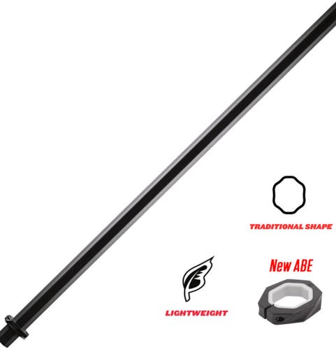 New Maverik Mission Blank Attack Shaft lax lacrosse black 30”