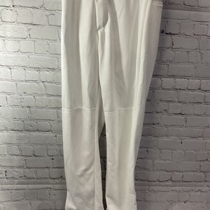 Alleson Athletic Adult Medium Baseball Pants White Polyester New Without Tags