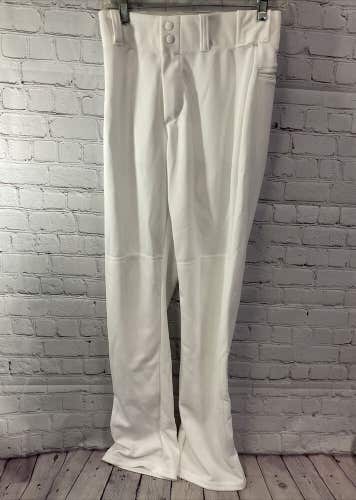 Alleson Athletic Adult Medium Baseball Pants White Polyester New Without Tags