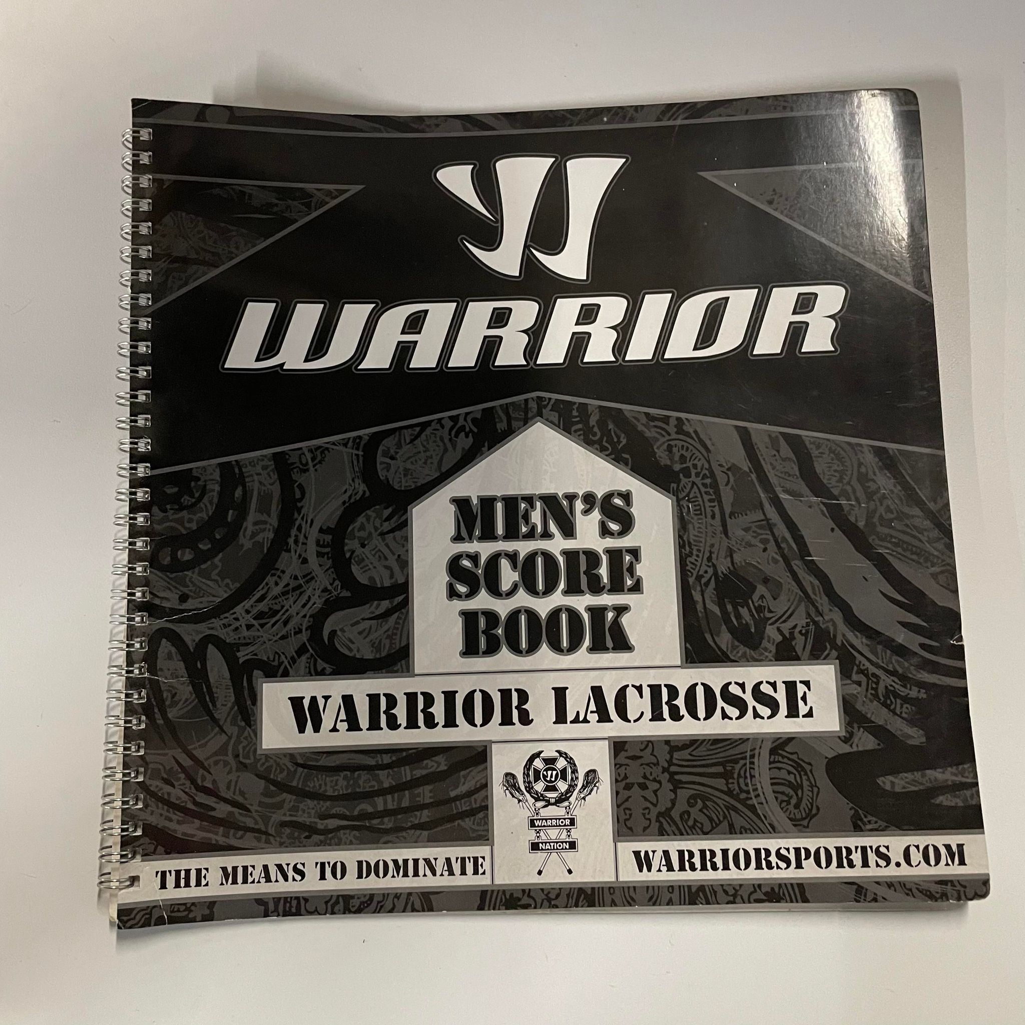 Major League Lacrosse Official Scorebook - Mens