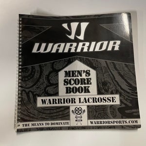New Warrior Official Mens Lacrosse Scorebook
