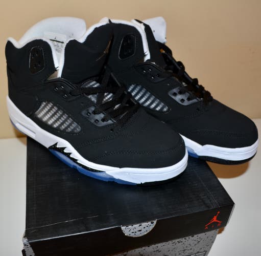 Air Jordan 5 RETRO READ LISTING! Adult Men's Size 8.5 Basketball Shoes BLACK NEW W/BOX!