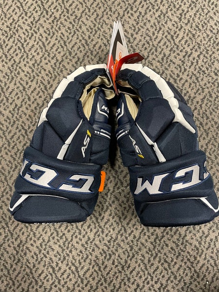 CCM AS1 Navy 15” hockey gloves