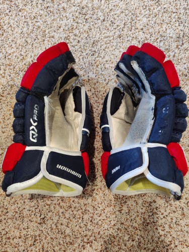 Used Warrior Alpha 14”  Hockey Gloves - G93