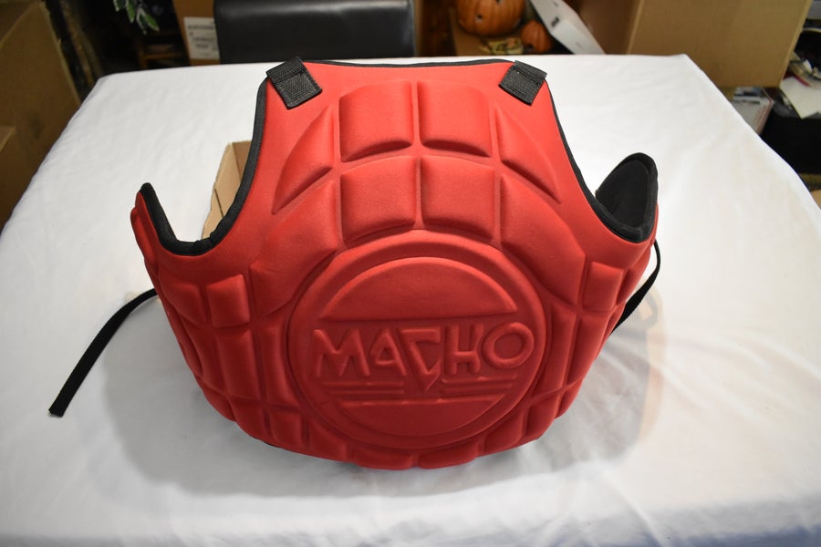 Macho Martial Arts Chest Protector, Red