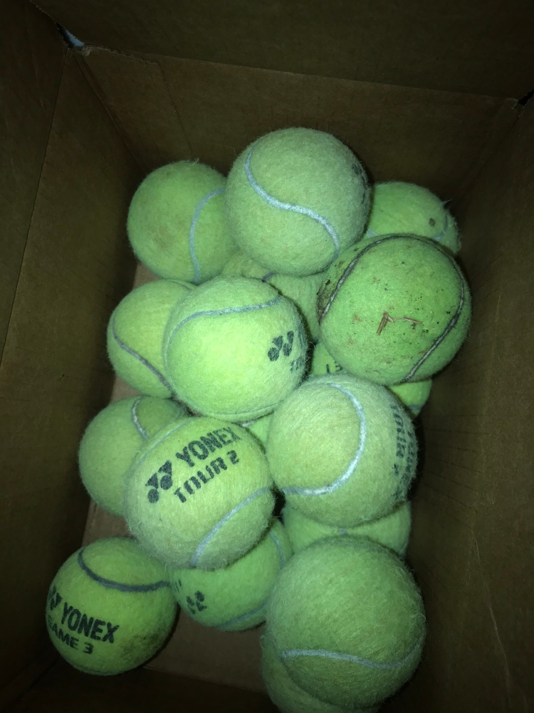 24 Assorted Wilson/YONEX/Penn Tennis Balls