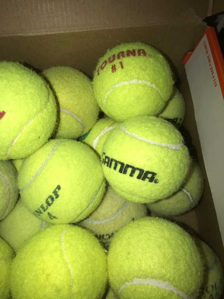 15 Assorted Gamma/Tourna/Tennis Balls