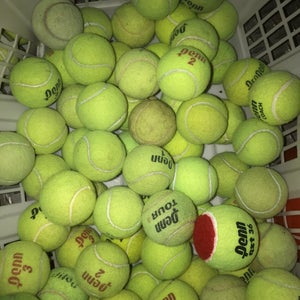 50 Assorted Penn/YONEX/Wilson/Gamma/Tourna Tennis Balls