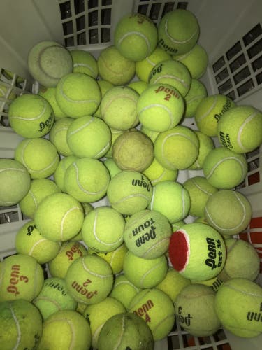 50 Assorted Penn/YONEX/Wilson/Gamma/Tourna Tennis Balls