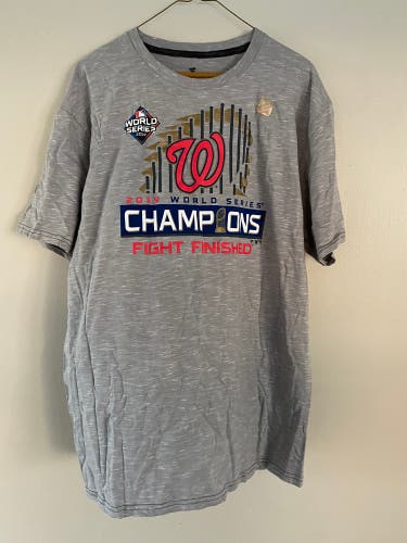Washington Nationals 2019 World Series Champs Mens XL T SHIRT