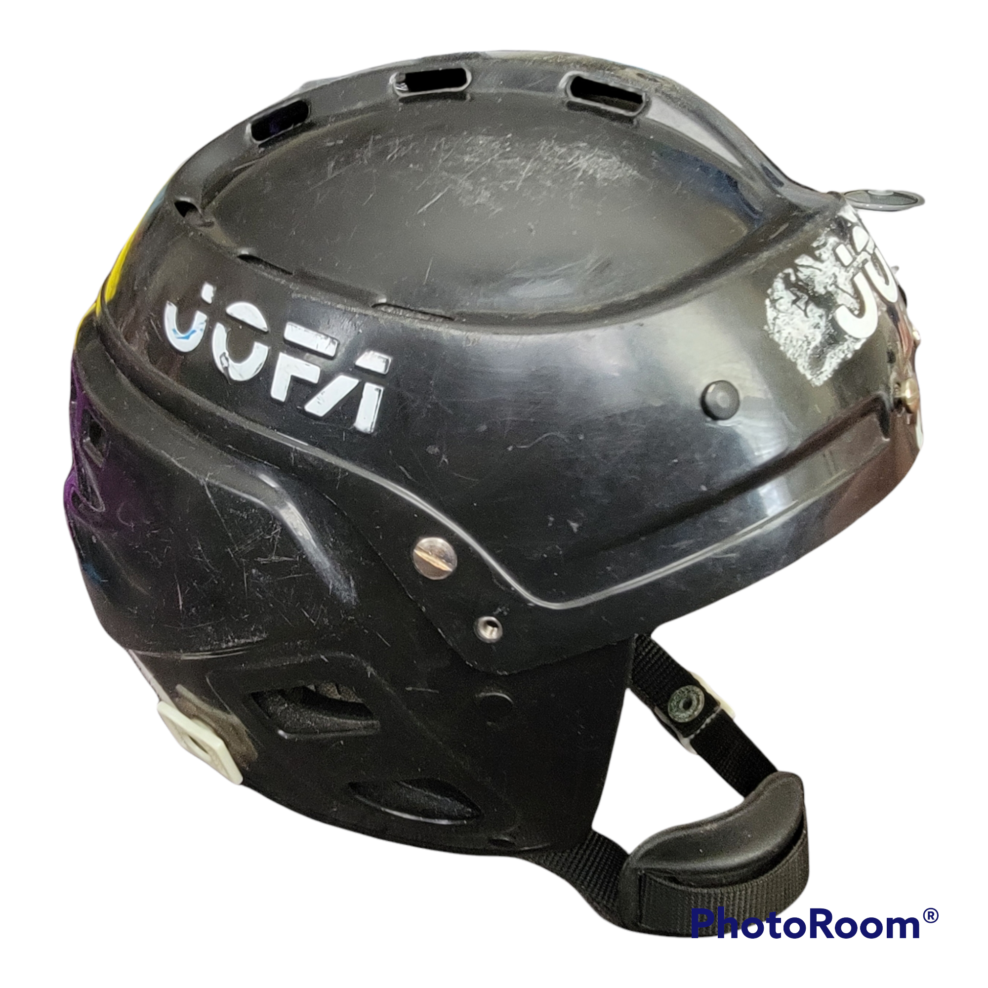 6-1/2 to 7-1/4 Size 50-57 And JOFA 386 JR Mask Details about   JOFA Black Hockey Helmet 395 JR 