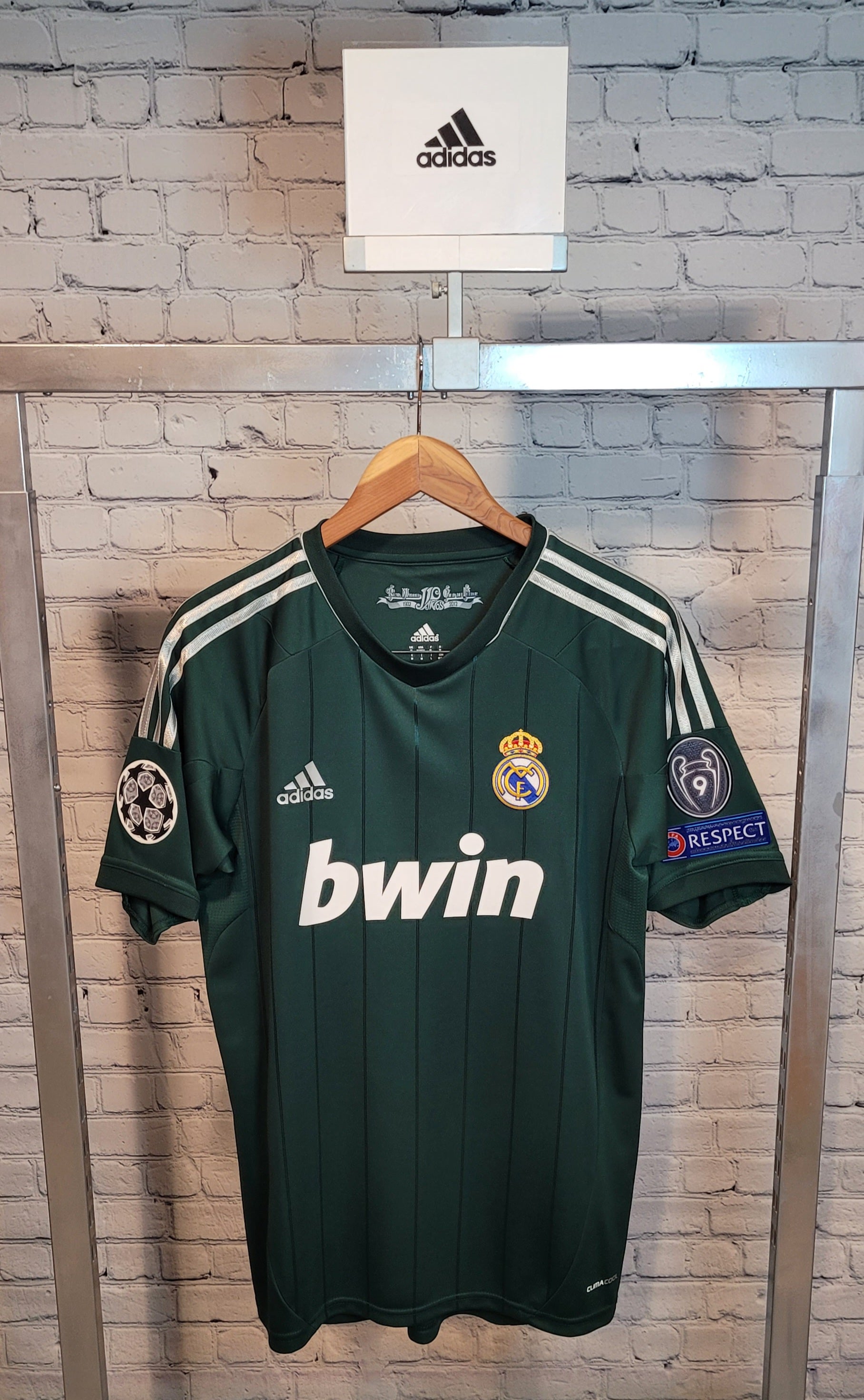 Adidas Real Madrid Away Jersey Retro Classic #7 RONALDO Size Mans Large Only