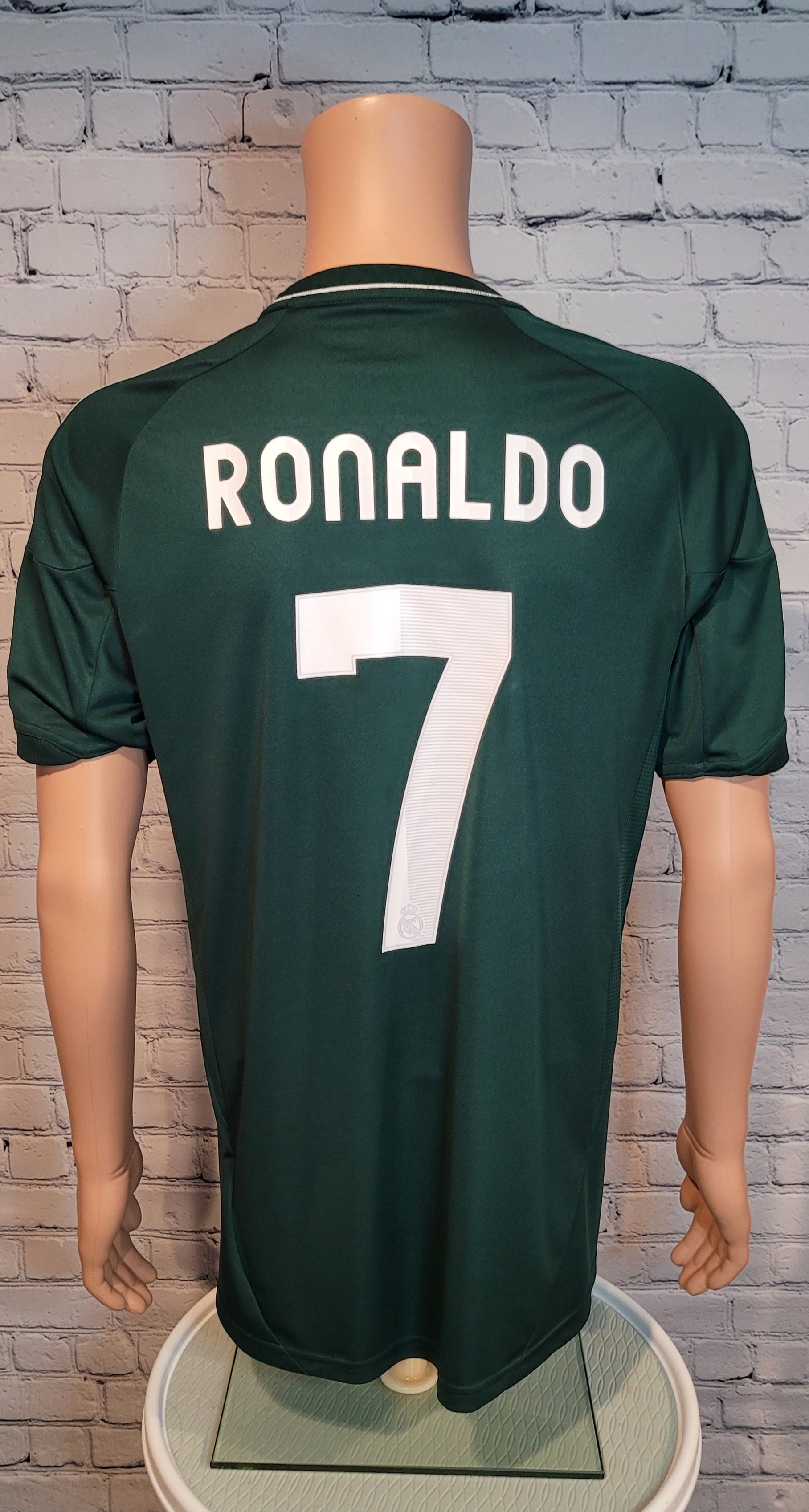 Adidas Real Madrid Away Jersey Retro Classic #7 RONALDO Size Mans Large  Only