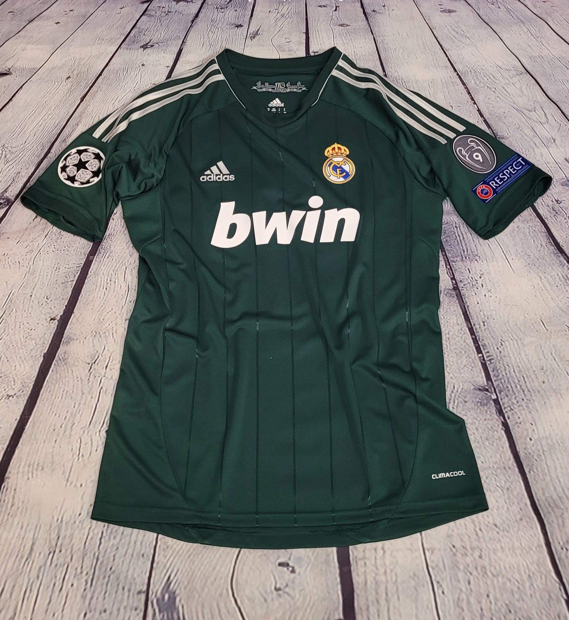 Adidas Real Madrid Away Jersey Retro Classic #7 RONALDO Size Mans Large Only