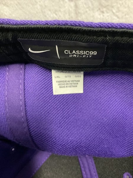 Nike Team Dri-Fit Swoosh Flex Cap - Mens - Purple - 867308545 Size M/L
