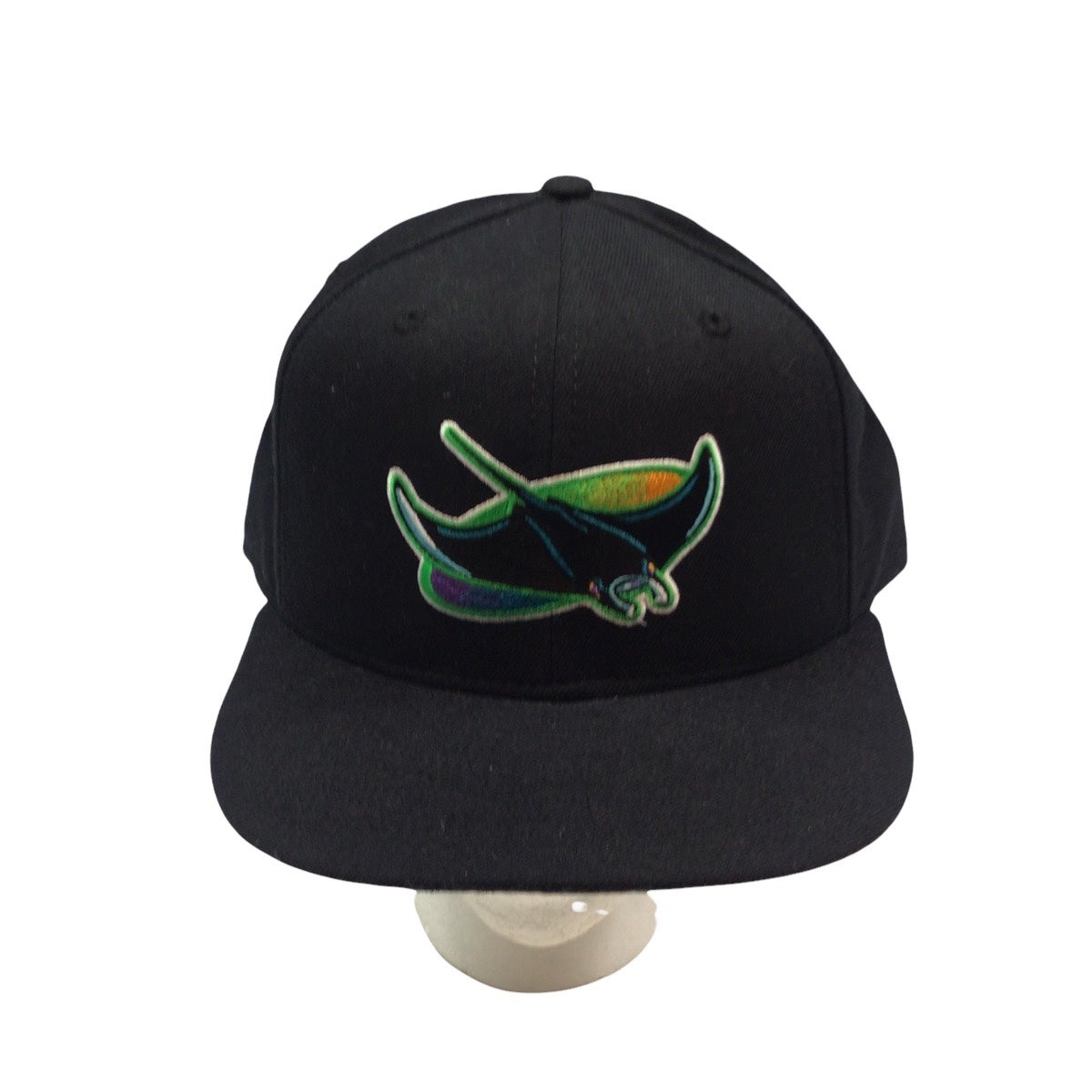 Vintage Tampa Bay Devil Rays New Era MLB wool fitted cap. Made in
