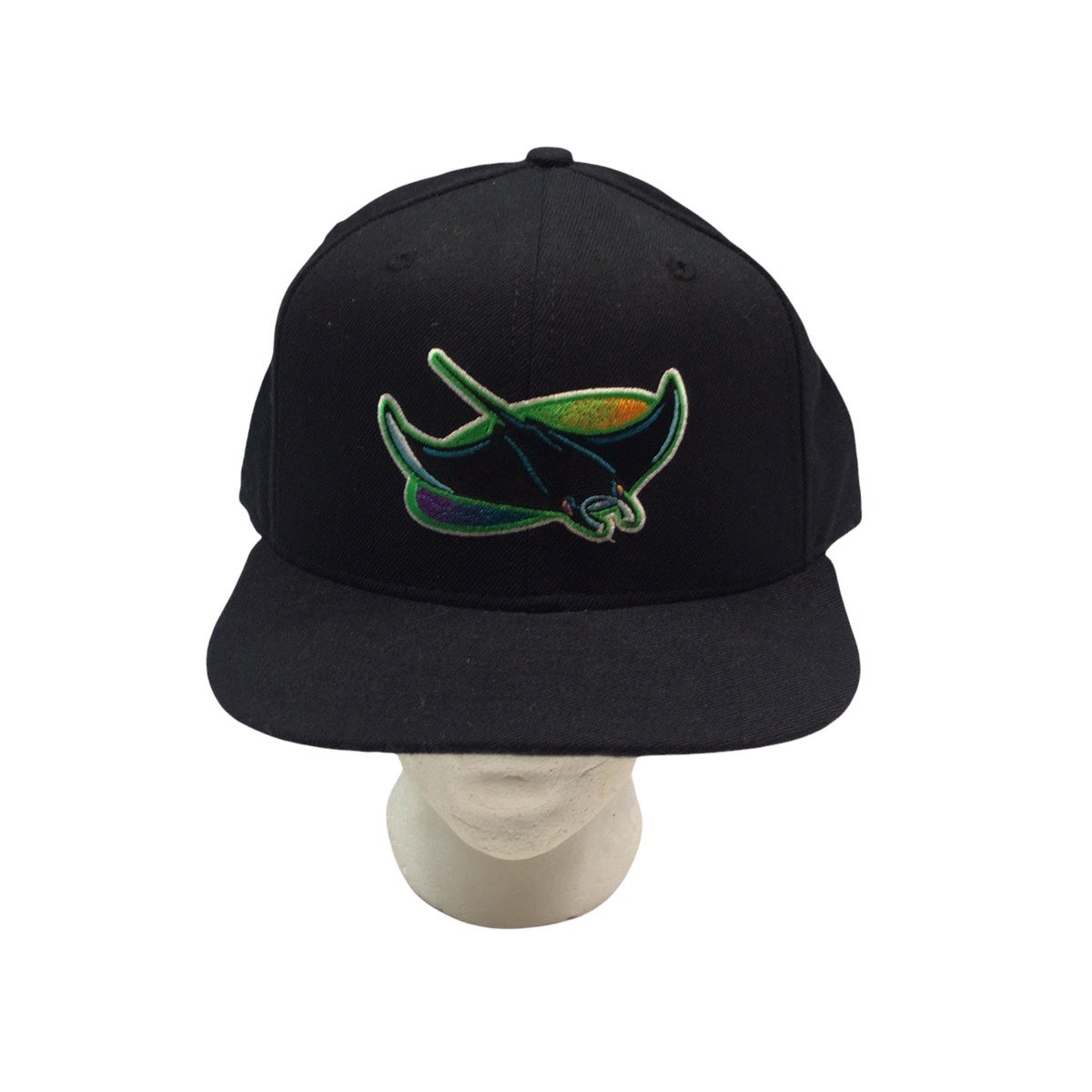 Vintage Tampa Bay Devil Rays New Era MLB wool fitted cap. Made in