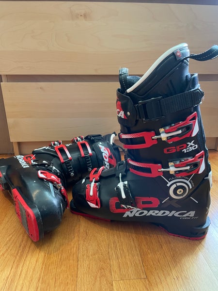 Nordica GPX 130 Used Men's Ski Boots Stiff Downhill 27 27.5 mondo