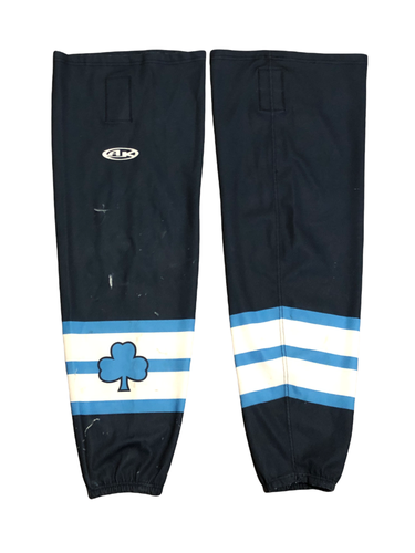 St. Michael’s Buzzers Navy/Powder Blue/White Large Used Game Socks
