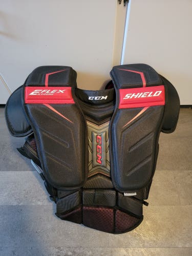 New Small CCM Extreme Flex Shield Pro Goalie Chest Protector