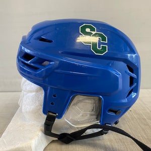 CCM Resistance Pro Stock Hockey Helmet Small Blue Broncos 7773