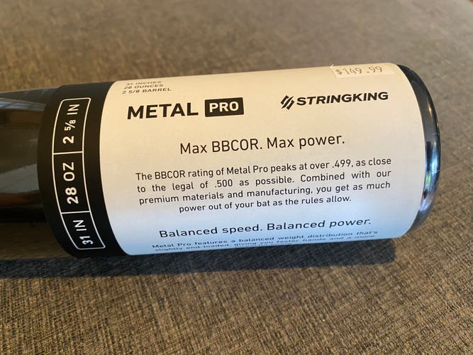 NEW StringKing Metal PRO 31" BBCOR