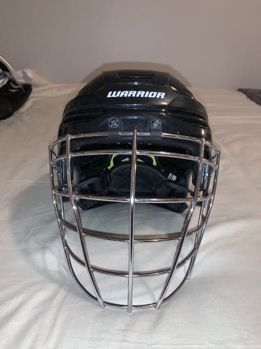 Used Large Warrior Fatboy Alpha Pro Box Helmet - Fixed Mask