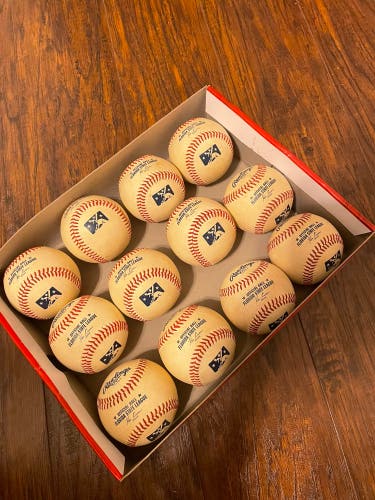 New Rawlings 12 Pack (1 Dozen) Official Minor League Baseballs