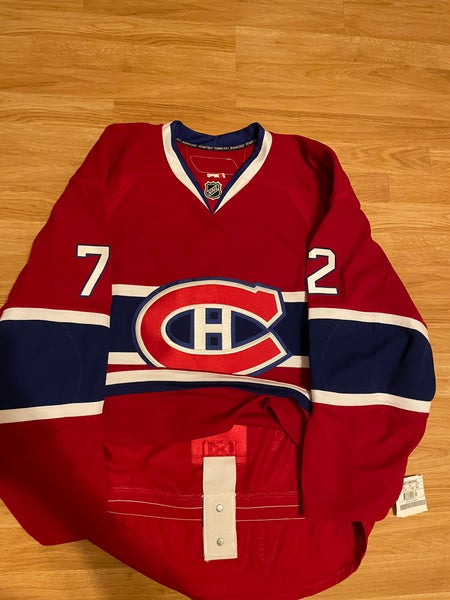 MONTREAL CANADIENS TEAM ISSUED Cole REEBOK MIC Hockey JERSEY Red Home 56