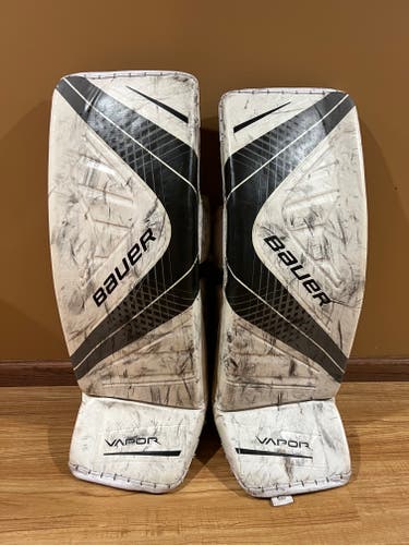 Used 35" Bauer Vapor 1X Goalie Leg Pads size Large