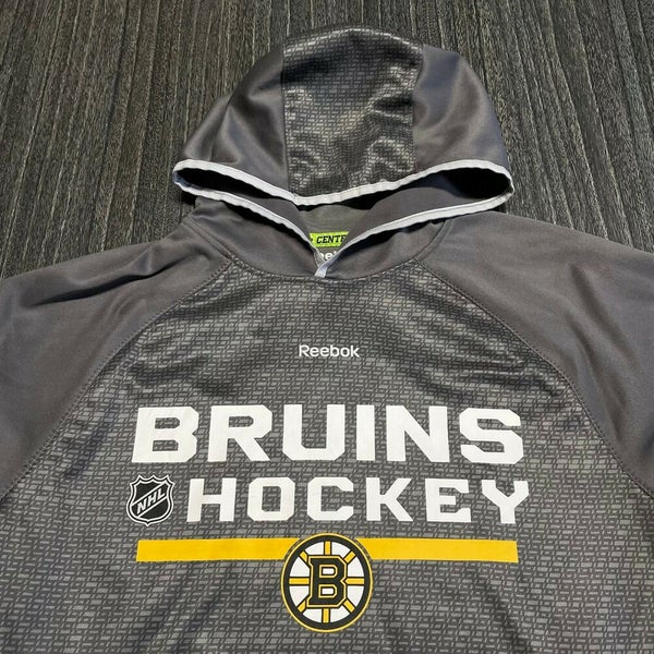 Boston Bruins Sweatshirt Men Medium Adult Gray NHL Hockey Pullover
