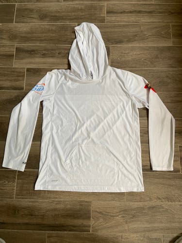 Always Sunny Lacrosse Hooded Athletic Tee - Large
