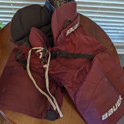 Bauer Nexus 800 Hockey Pants Maroon