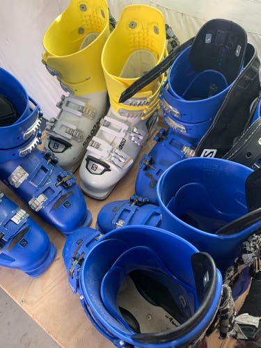 Salomon Worldcup boots (4pairs for $300)