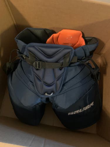 Senior Used Medium Bauer Hockey Goalie Pants Pro Stock