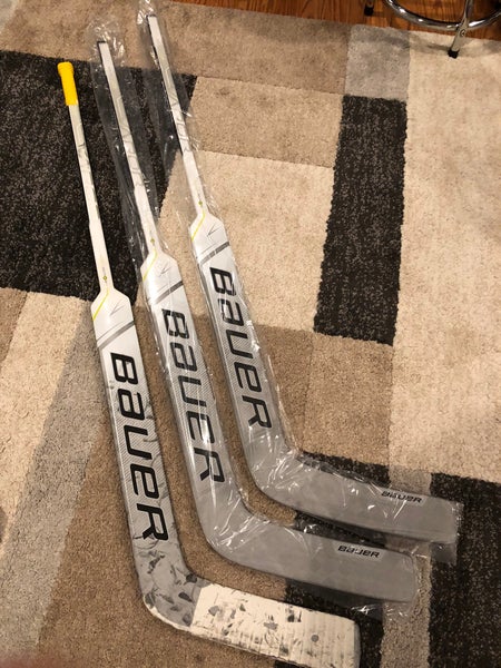 2 New Custom Bauer Hyperlite Goalie Sticks 25” P31