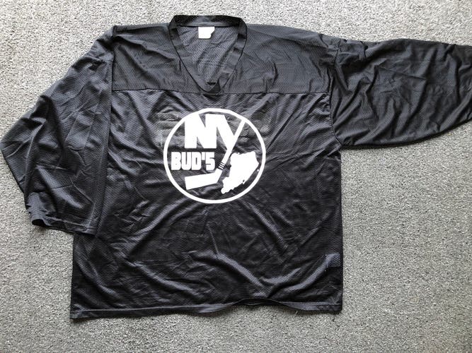 Black Hockey Goalie Cut Practice Jersey 58G
