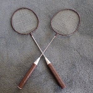 Two (2)  Vintage TG Badminton Racquets