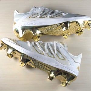 Adidas Adizero Afterburner 7 Gold Baseball TPU Cleats EG7611 Men's size 7.5